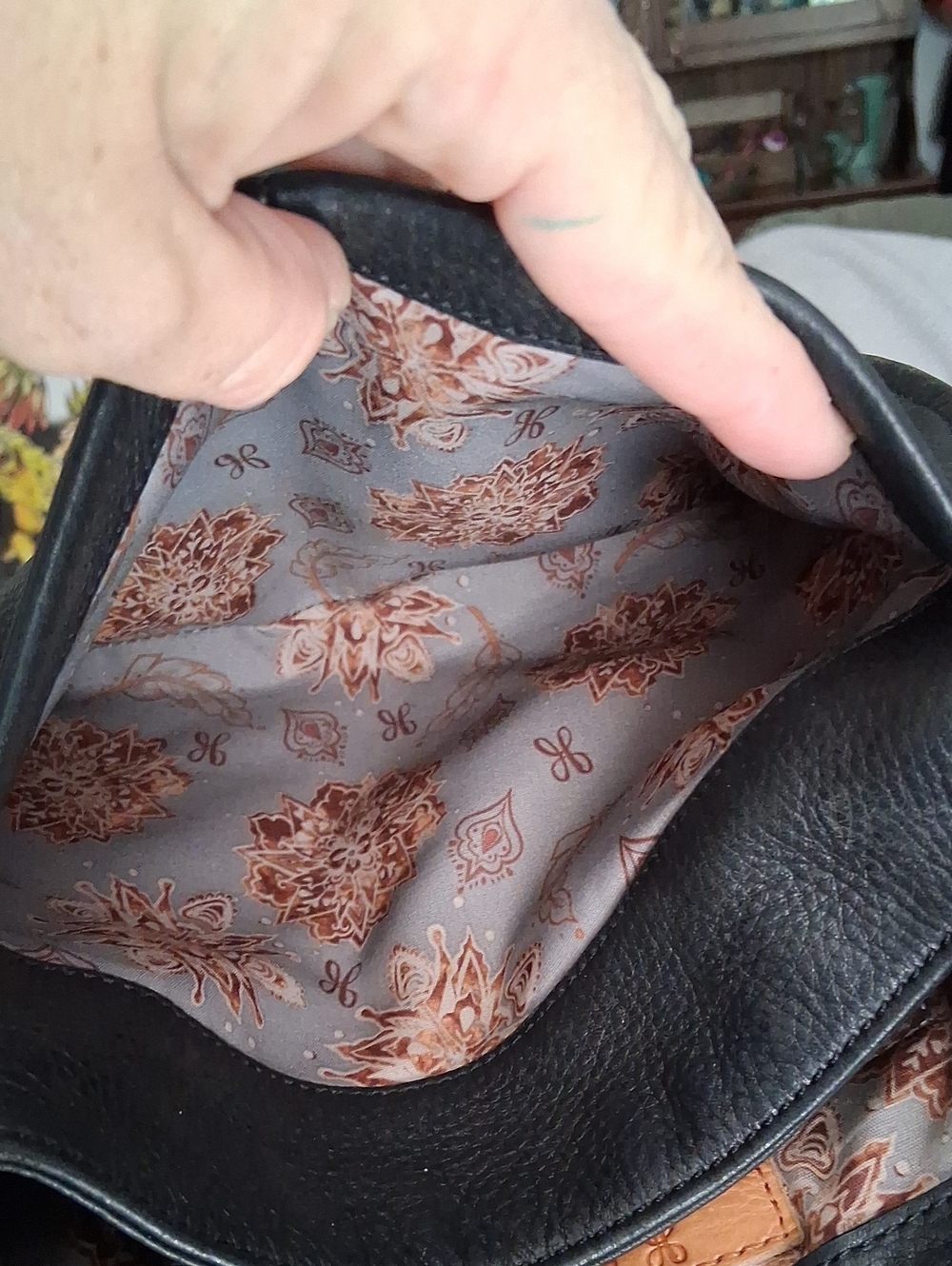 Hobo Pebbled Leather Crossbody Bag w/ Tassel - Picture 4 of 16